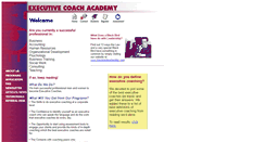 Desktop Screenshot of executivecoachacademy.com