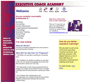 Tablet Screenshot of executivecoachacademy.com
